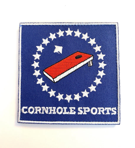 Cornhole Sports Embroidered Velcro Patch