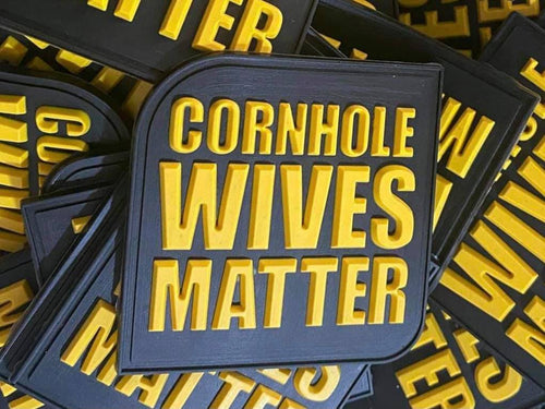 Cornhole Wives Matter PVC Velcro Patch