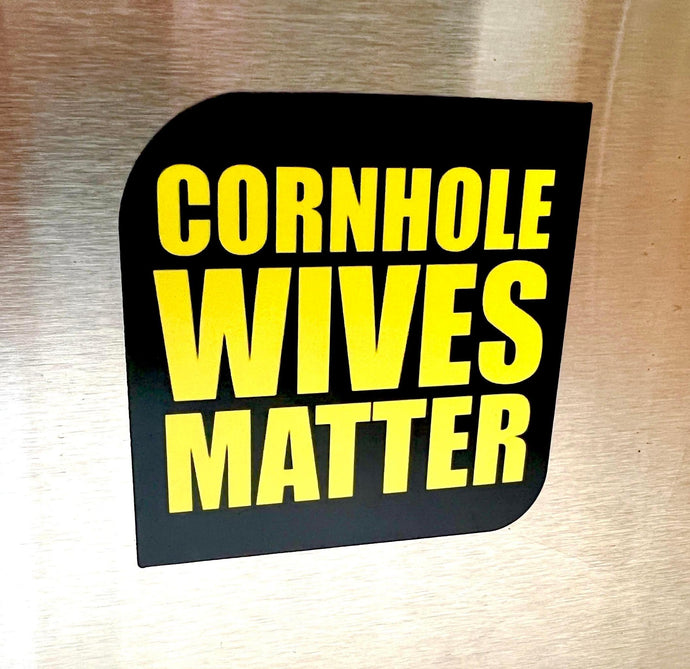 cornhole fridge magnet